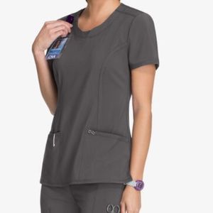 Cherokee Infinity Women's 3-Pocket STRETCH Round Neck Scrub Top